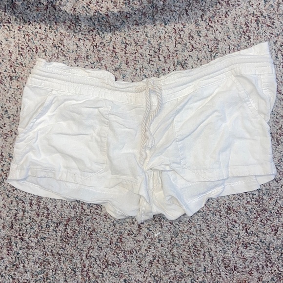 Roxy Beach Linen Short Shorts Size M - Picture 1 of 3